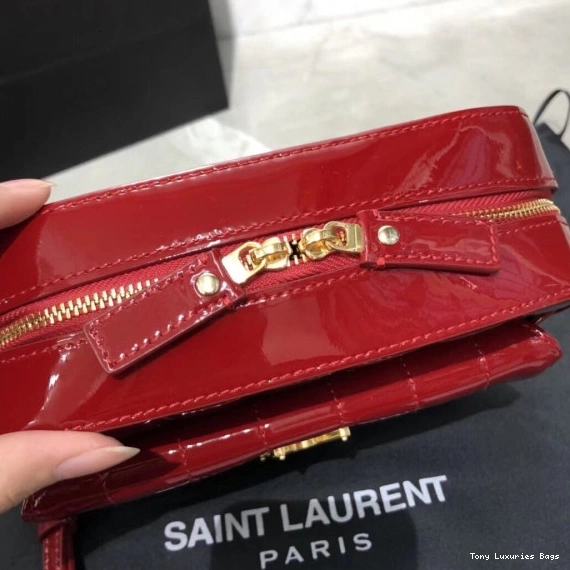 Tony Luxuries leather YSL Vicky Patent 0727